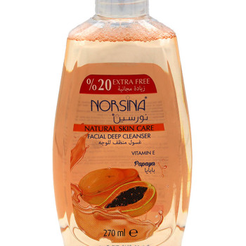 Norsina Facial Cleansing Wash with Papaya Extract - 270 ml
