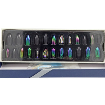 ستيكي نيلز اظافر لاصقه جذابه متعدده المقاسات وسهله التركيب BK 19-96   حبه 24