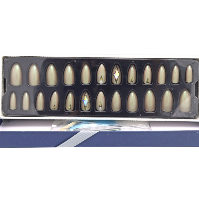 Sticky Nails attractive multi-size easy-to-install adhesive nails BK 19-95 piece 24