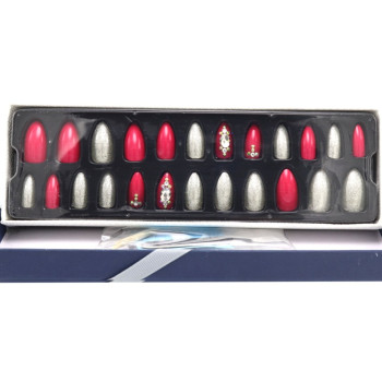 ستيكي نيلز اظافر لاصقه جذابه متعدده المقاسات وسهله التركيب BK 19-97   حبه 24