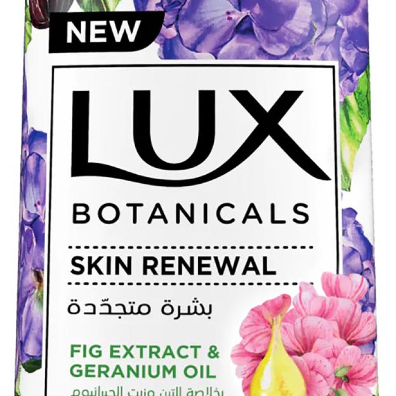 Lux Botanicals Skin Renewal Shower Gel With Fig Extract And Geranium Oil 500 ml