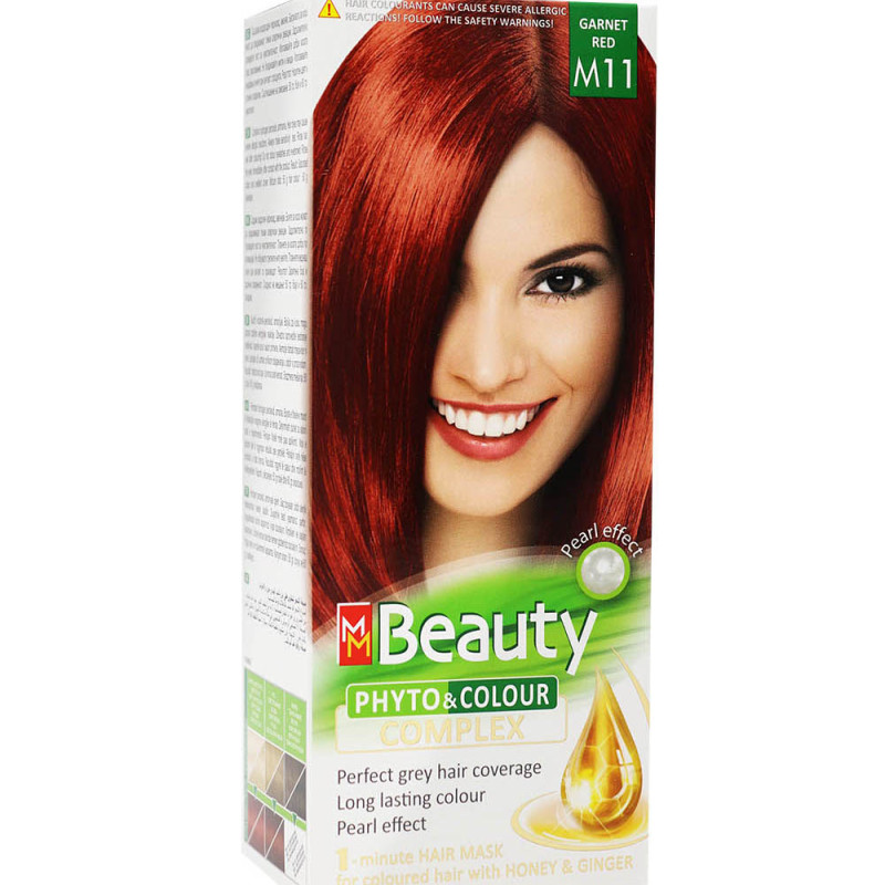 ام ام بيوتي صبغة شعر كومبليكس احمر عقيقي M11