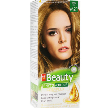 ام ام بيوتي صبغة شعر كومبليكس قمحي دافئ M21