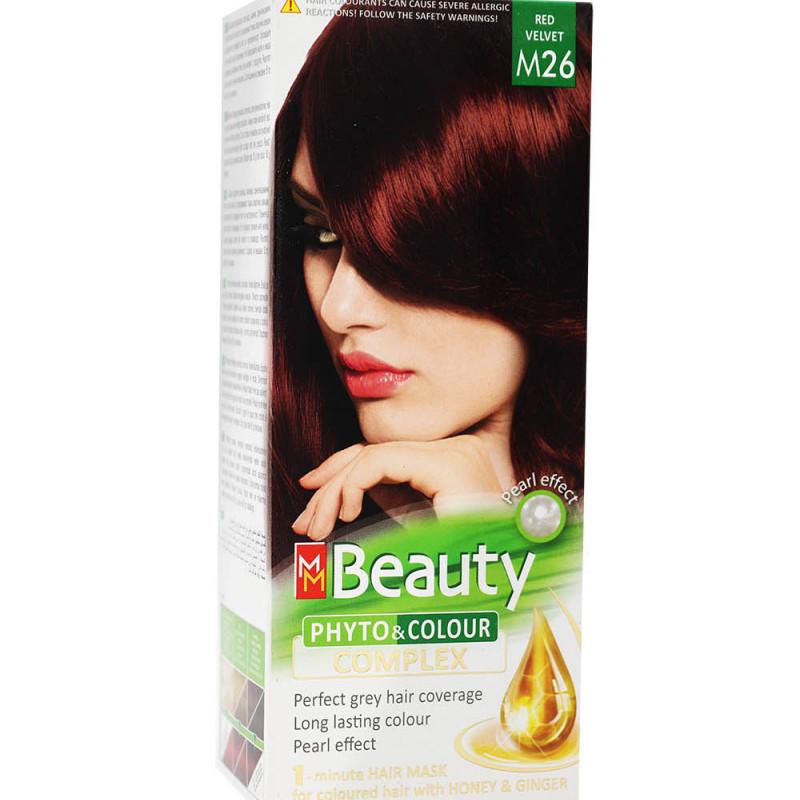 ام ام بيوتي صبغة شعر كومبليكس احمر مخملي M26