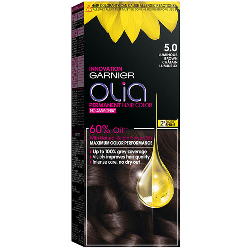 غارنييه صبغة شعر اوليا بني لامع 5.0
