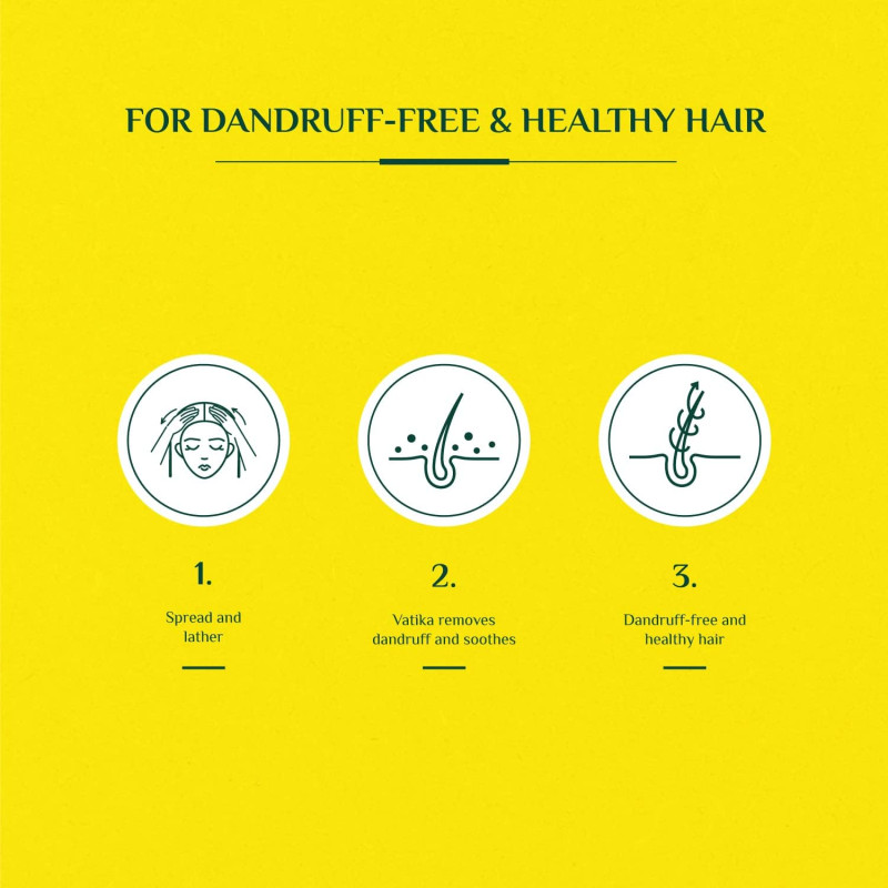 Vatika anti-dandruff shampoo with Vatika nourishing oils - 700 ml