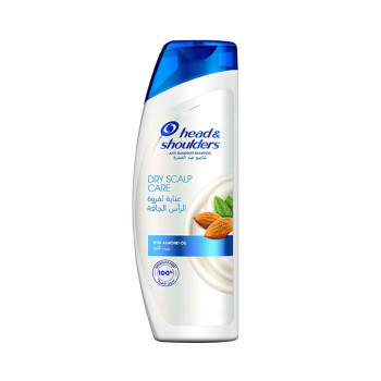 هيد اند شولدرز شامبو العناية بفروة الرأس الجافة بزيت اللوز 400 مل