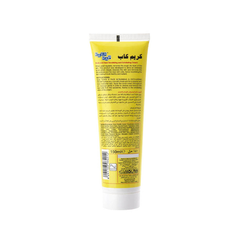 KREM KAP Body & Face Scrubbing & Exfoliating Cream -150 gm