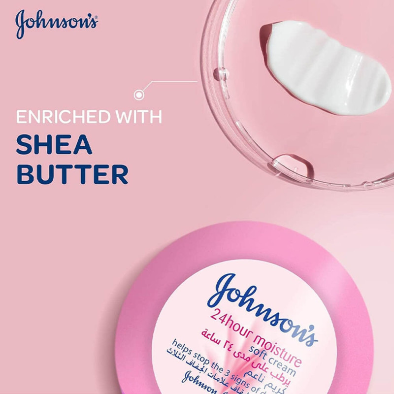جونسون كريم ترطيب ناعم على مدار 24 ساعة - 300 مل