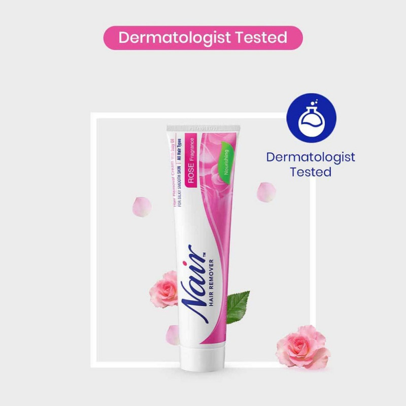نير كريم لإزالة الشعر بعطر الورد للبشرة الحساسة 110جم