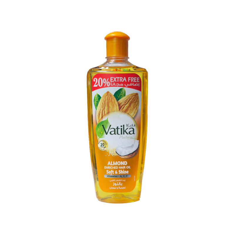 Vatika Almond Hair Oil Softness & Shine - 200 ml