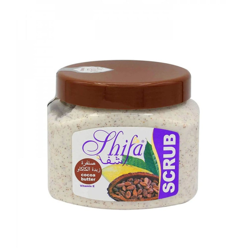 شفا كريم صنفرة بخلاصة زبدة الكاكاو 300 مل 