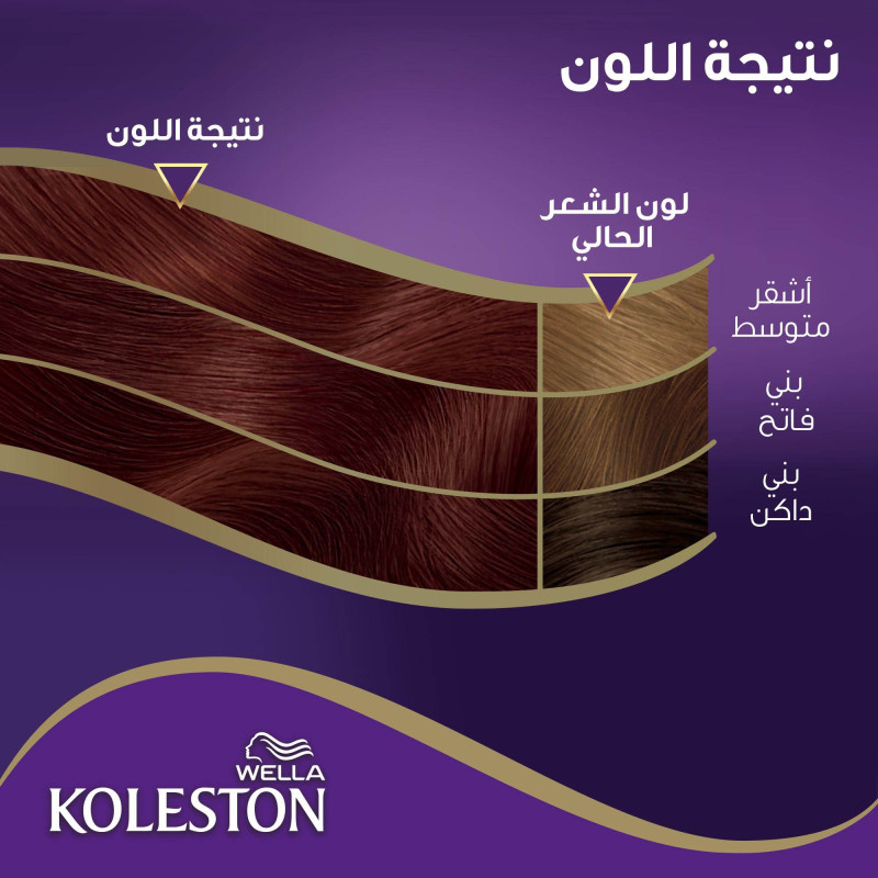 Wella Koleston Color Cream Semi-Kit - Aubergine 305/66