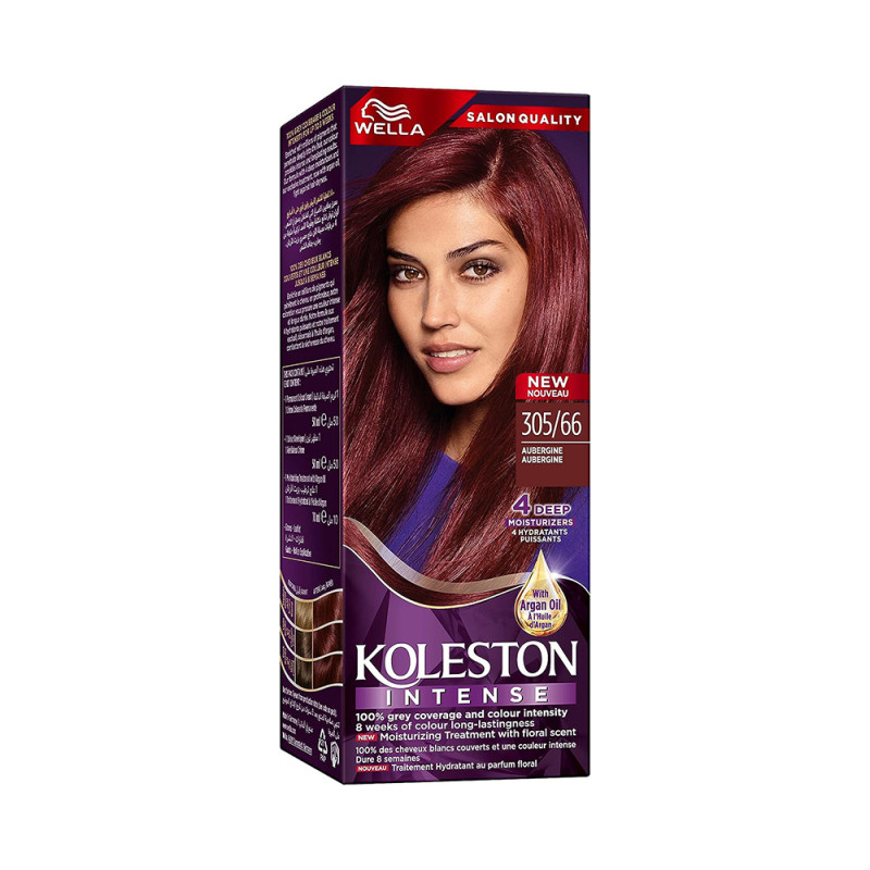Wella Koleston Color Cream Semi-Kit - Aubergine 305/66