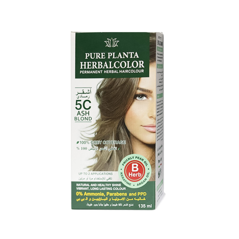 Pure Planta Natural hair color 5C Ash Blonde 135 ml