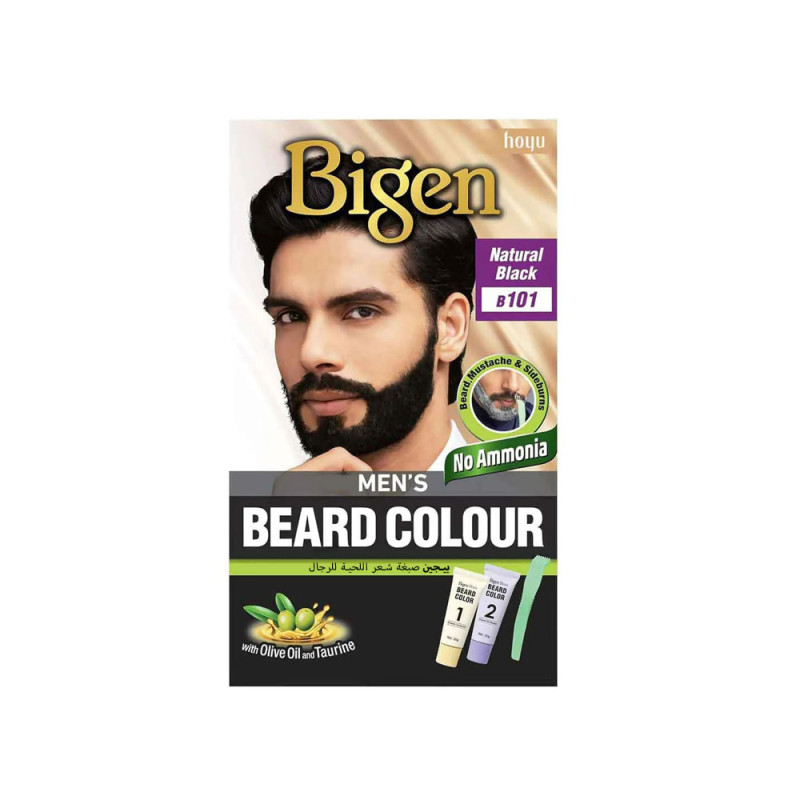 بيجن صبغة لشعر اللحية خالية من الأمونيا أسود طبيعي - B101