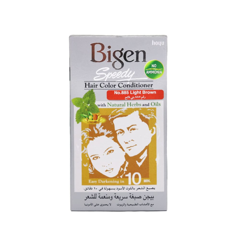 بيجين سبيدي صبغة سريعة ومنعمة للشعر 885 بني فاتح - 80 جم
