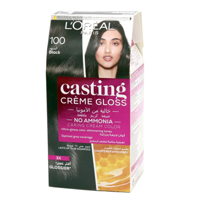 L'Oreal Paris Casting Cream Gloss 100 Black  