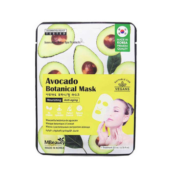  MBEAUTY Avocado Botanical Mask 1 Pcs.