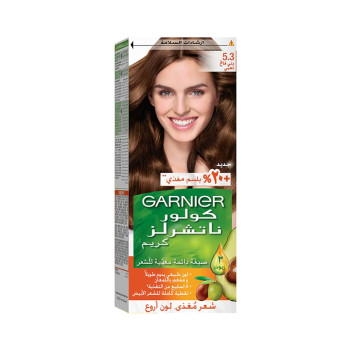  غارنييه صبغة كولر ناتشورالز صبغة شعر بني فاتح ذهبي 5.3 
