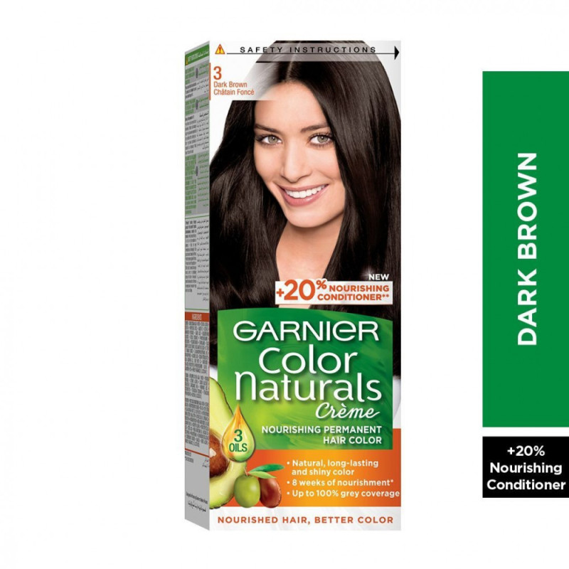 Garnier Color Naturals 3 dark brown Haircolor 