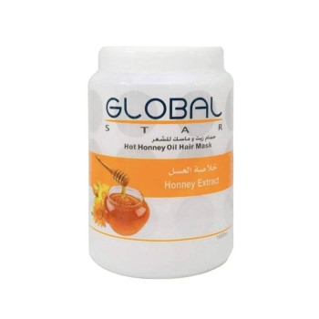 جلوبال ستار حمام زيت وماسك للشعر بخلاصة العسل - 1500 مل