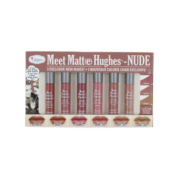 ذا بالم ميت مات هيوز نود احمر شفاه سائل طقم 6 حبة  