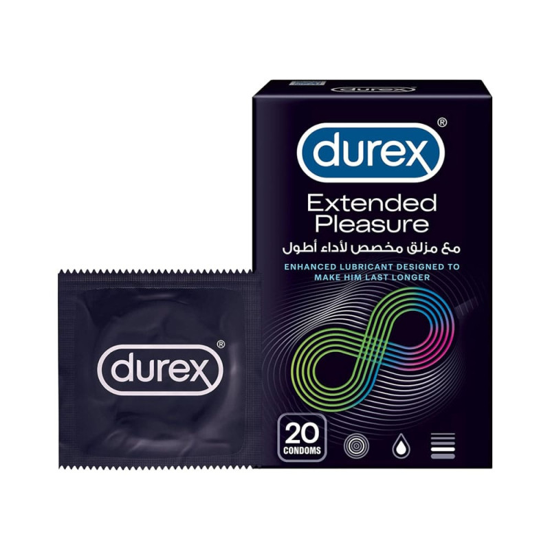 Durex Extended Pleasure Condoms 20 Pieces