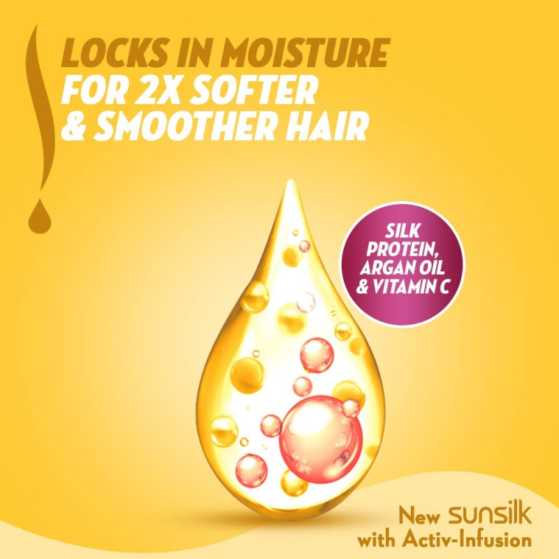 صانسيلك بلسم شعر ناعم و انسيابي 350 مل