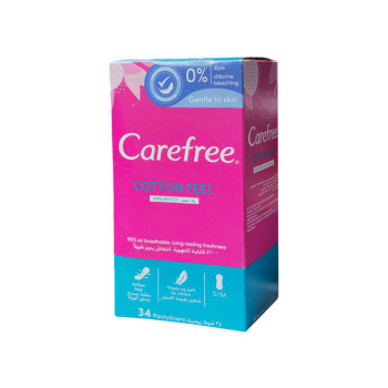 Carefree Cotton Unscented - 34 Pantiliners