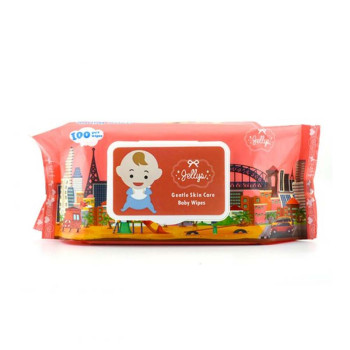 JELLYS natural and scented pink 100pcs wet wipes
