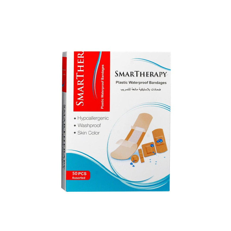 SMART THERAPY multi-size sealing plastic bandages 50 pieces