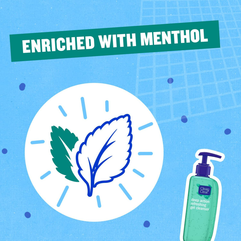 CLEAN & CLEAR Deep Action Refreshing Gel Cleanser 150 ml