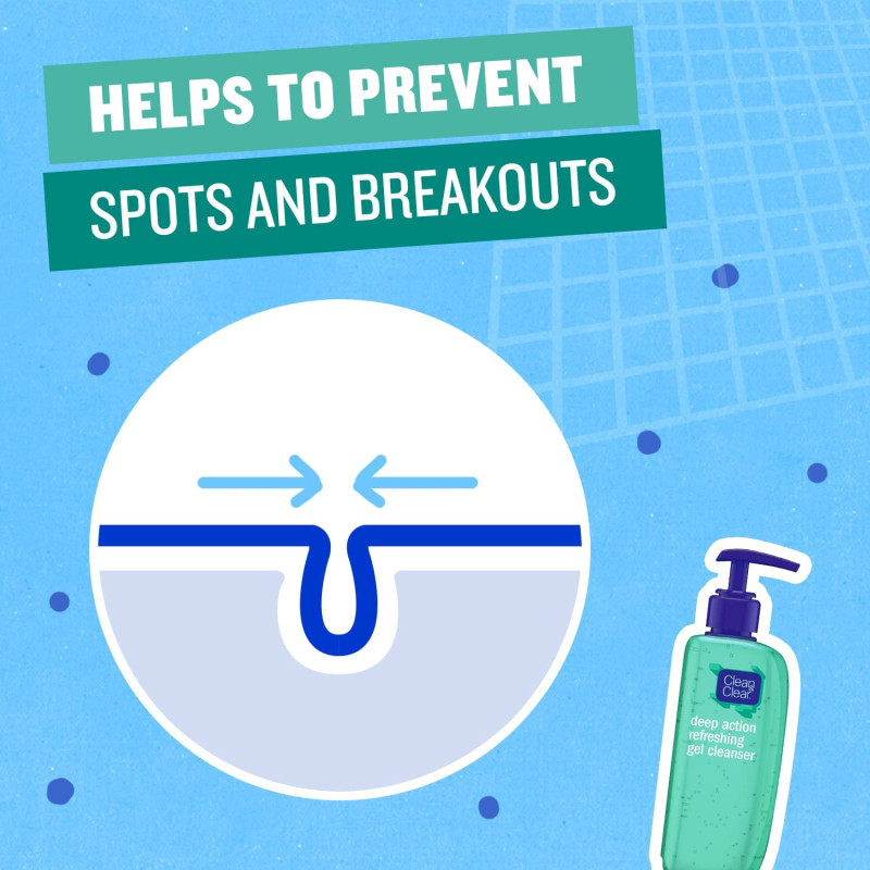 CLEAN & CLEAR Deep Action Refreshing Gel Cleanser 150 ml